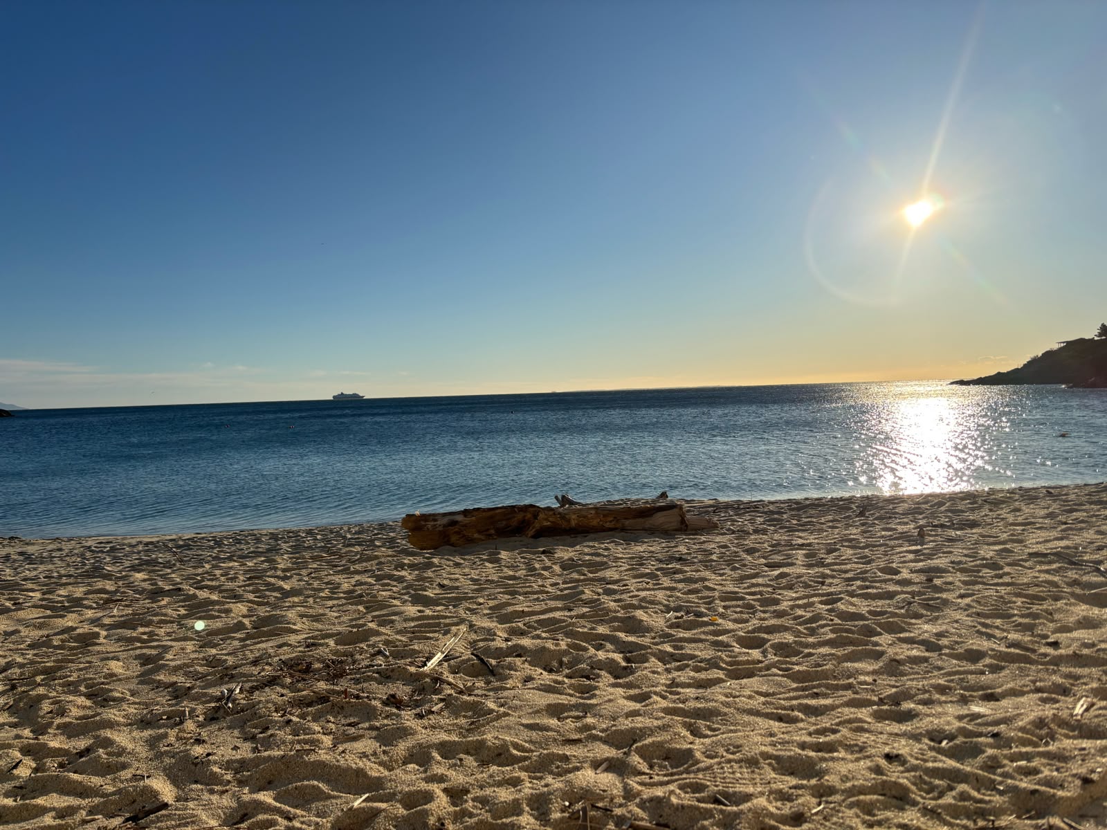 Spiaggia dell'Isola d'Elba in inverno