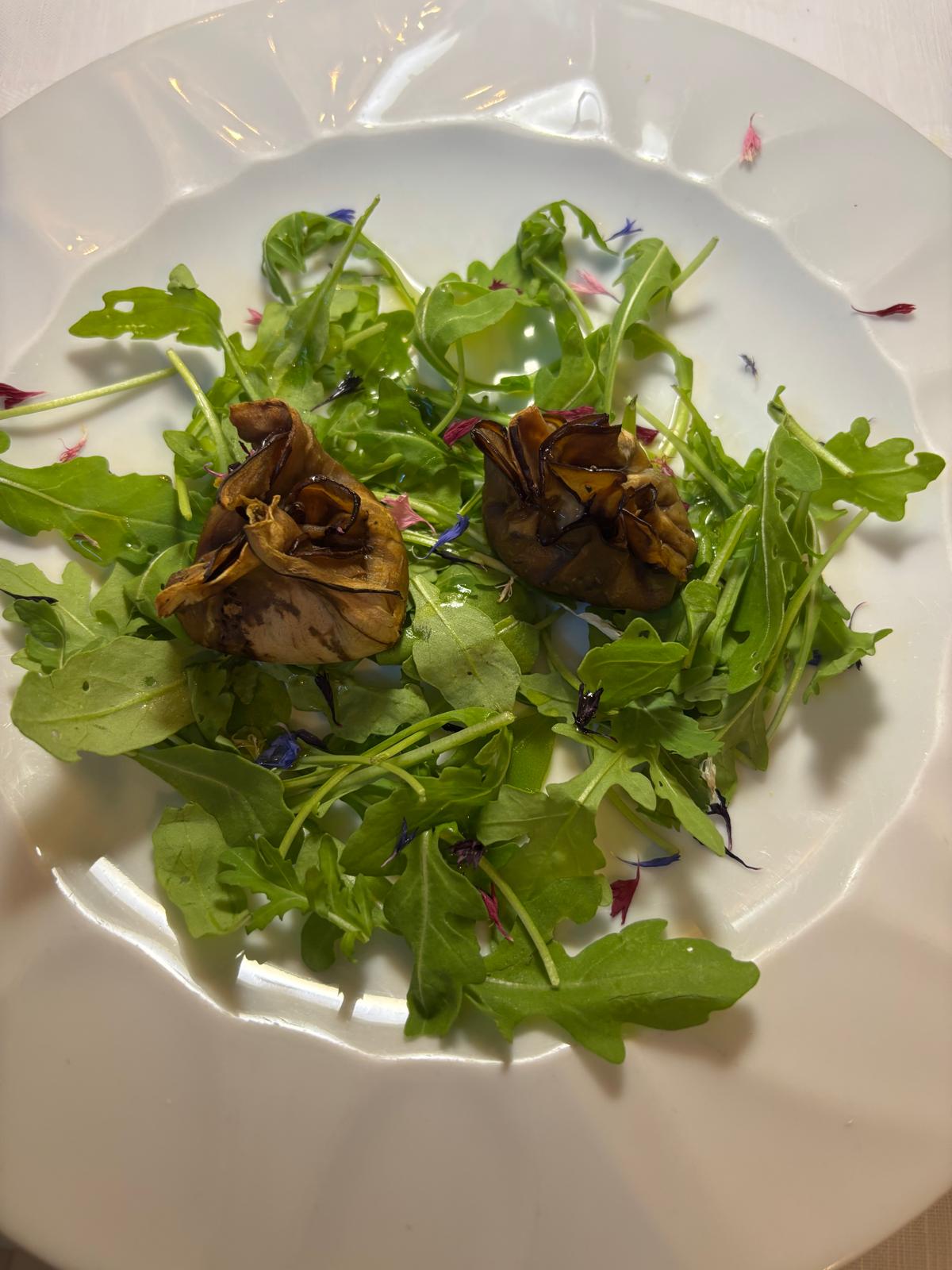 Proposta vegetale del ristorante Profumo della Luna